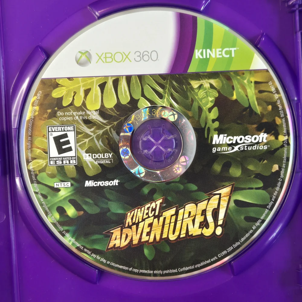 Kinect Adventures Xbox 360 Game Rated E Complete In Box